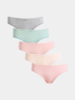 Jet Women's 5 Pack Sage Ditsy Pink Spot Bikini