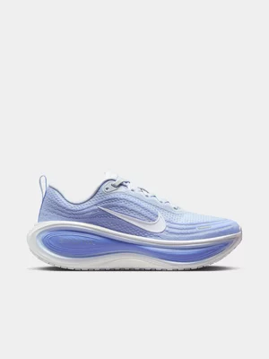 Nike Womens Vomero Plus White/Blue Running Shoes 