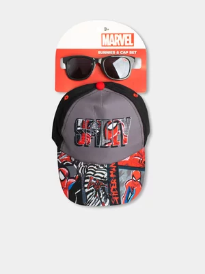 Spider-Man Grey Peak Cap & Sunnies