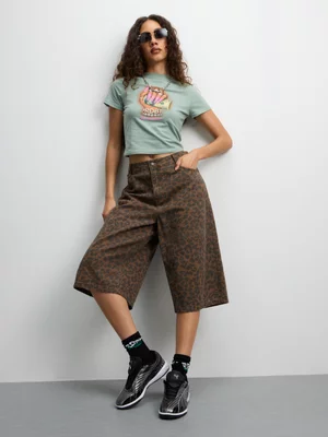 Redbat Women's 'Money Hand' Graphic Baby Sage T-Shirt