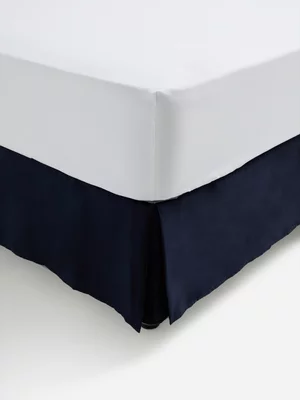 Jet Home Navy Fabric Basecover Queen