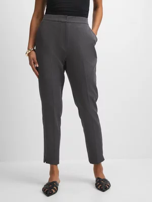 Exact Women's Charcoal Slim-Leg Pants