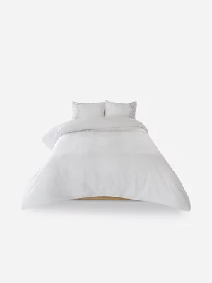 Volpes Jasleen White Duvet Cover Set