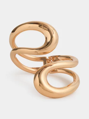 Exact Women's Gold Metal Bracelet 