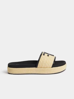 FF Rafia Flatform Sandals