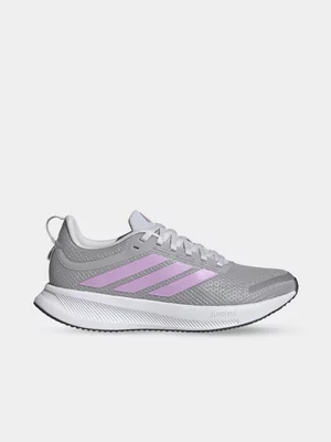 adidas Womens Runfalcon 5 Grey/Purple Running Shoes 
