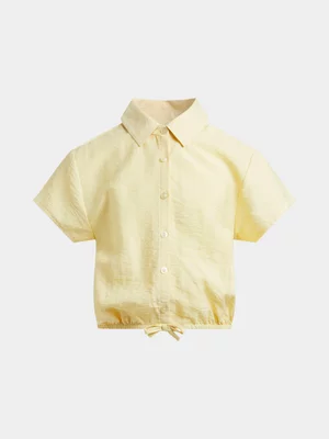 Jet Older Girls Yellow Bamboo Shirt