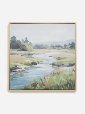 Jet Home Country Riverbank Wall Art 