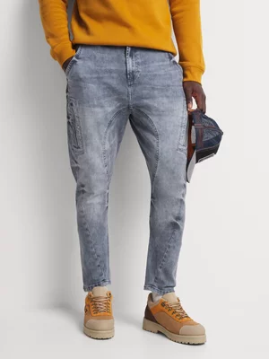 Relay Jeans Men's Tapered Grey Blue Jeano