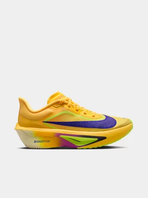 Nike Womens Zoom Fly 6 Yellow/Indigo Running Shoes 