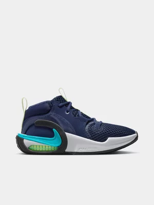 Nike Junior Grade-School Air Zoom Crossover 2 SE Navy/Blue/Green Basketball Shoes 