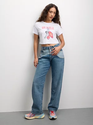 Redbat  Women’s Cutline Straight Light Blue Jeans