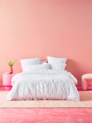 Linen House Nancy Duvet Cover Set White