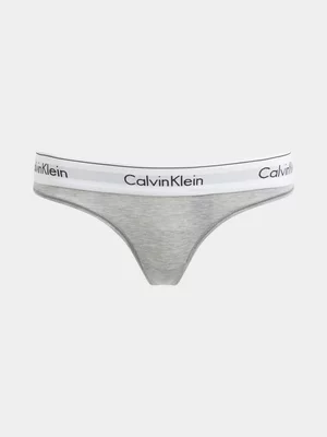 Calvin Klein Women's Grey Thong