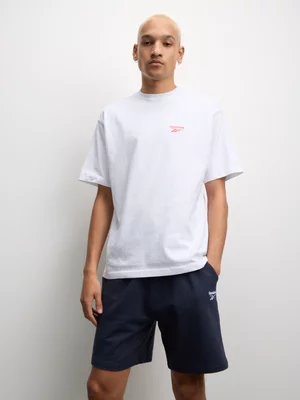 Reebok Men's Roscoe Small Logo Loopback Black Shorts