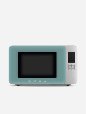 Smeg Microwave with Grill Green
