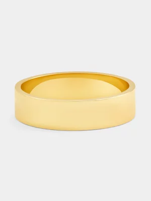 Yellow Gold Flat Wedding Band