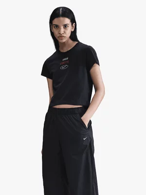 Nike Women's NSW Graphic Black T-Shirt