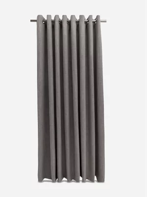Volpes Medea Blockout Grey Eyelet Lined Curtain