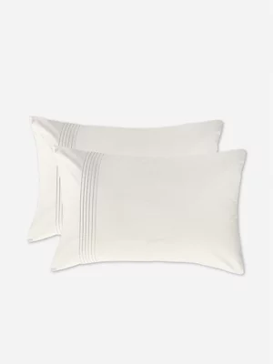 Volpes Astoria Egyptian Cotton 300TC Champagne Pillowcase Pair
