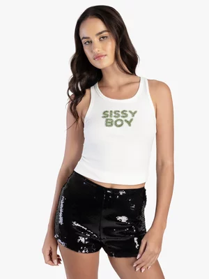 Women's Sissy Boy Sun Daze White Vest