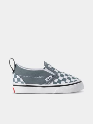 Vans Toddlers Classic Slip-on Checkerboard Grey Sneaker