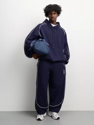 Redbat Athletics Men's Navy Barrel Pants
