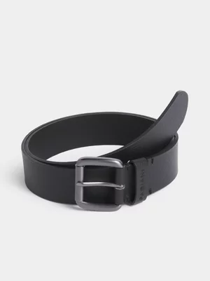 Fabiani Men's Brown Pebble Leather Belt