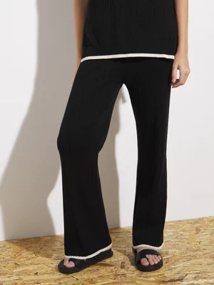 Women's Canvas Co-ord Knitwear Pants