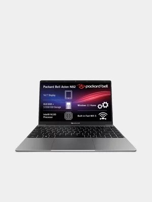 Packard Bell Aston N82 Intel® N100 8GB RAM 512GB SSD Win 11 Home Laptop