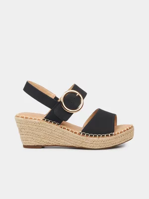 Women's Miss Black Jayda 9 Wedges