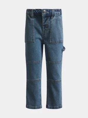 Exact Older Boy's Mid Wash Carpenter Jeans 