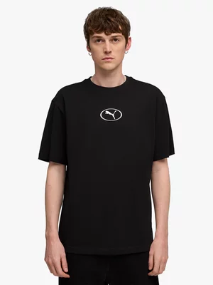 Puma Mens Sport Relaxed Black Tee
