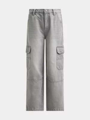 Boys Cargo Denim Jeans