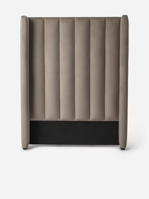 Selene Headboard LuxGuard Velvet Stone Single