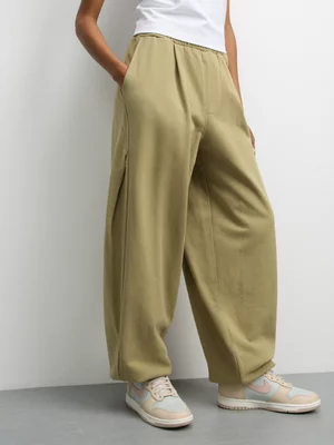 Anatomy Ladies Cutline Barrel Green Sweat Pants
