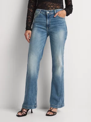 Women's Guess Blue Sexy Boot Leg Jeans
