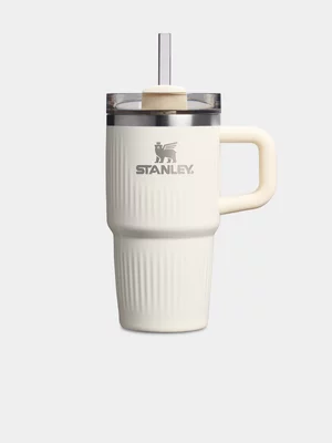 Stanley Quencher H2.0 FlowState Fluted Tumbler Cream Gloss 0.6L