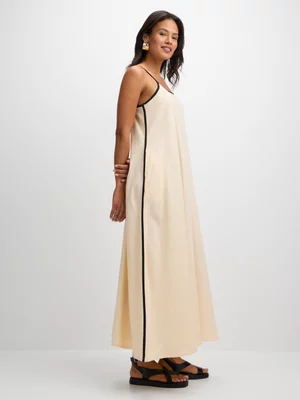 Jet Women's Stone Contrast Binding Maxi Dress