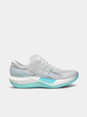 ASICS Mens Magic Speed 5 White/Pure Silver Running Shoes