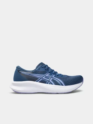 Women's ASICS Patriot 14 Blue/White Sneaker