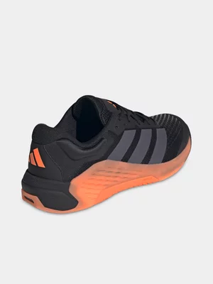 adidas Mens Dropset 4 Power Trainer Black/Orange Training Shoes 