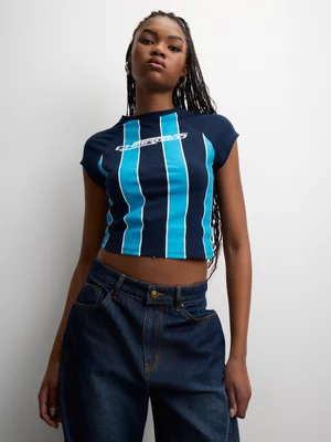 Redbat Athletics Women's Navy/Blue T-Shirt