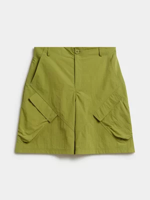The FIX Men's Green Cargo Shorts