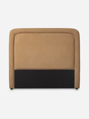 Myla Curved Headboard Sol Caramel Brown