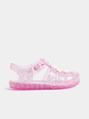 Jet Toddler Girls Pink Jelly Sandals 