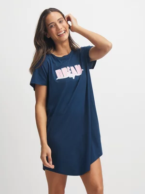 Jet Women's Navy Dream Big Sleep Shirt
