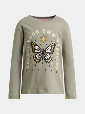 Exact Older Girl's Fatigue Graphic Print T-Shirt 