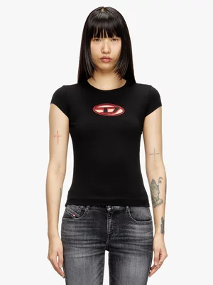 Women's Diesel T-Angie Black T-shirt