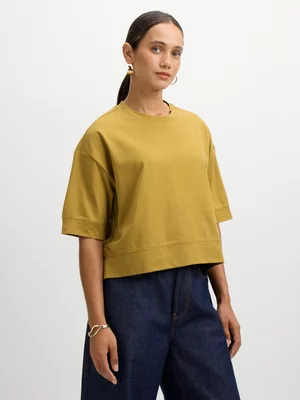 Exact Women's Green Boxy Top